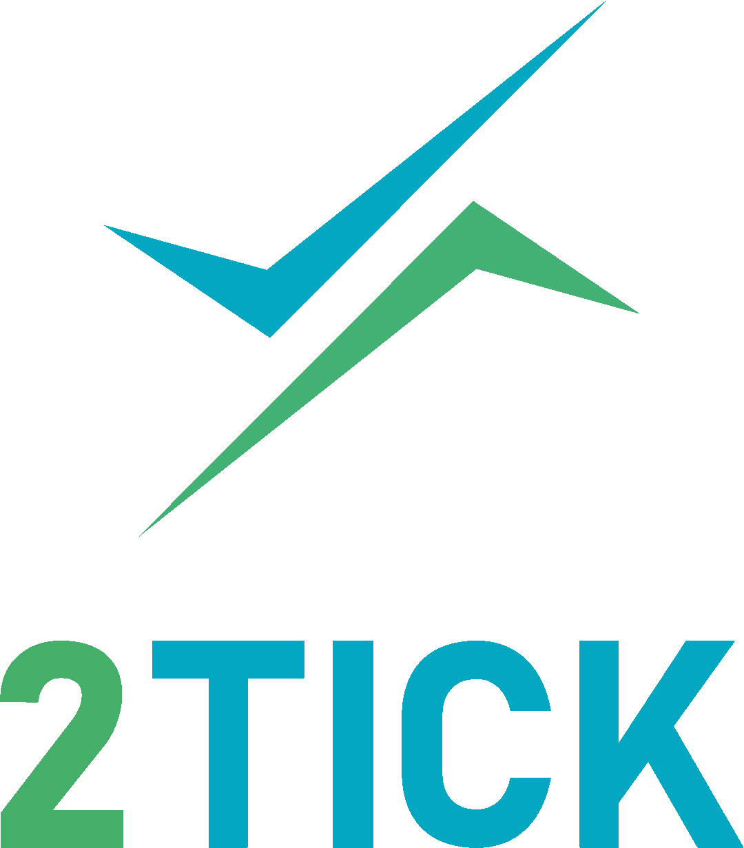 logo 2tick in versione veerticale